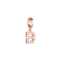 Pendente Rebecca Donna My World Alphabet in Bronzo Zirconia BWMPRB52 - BWMPRB52